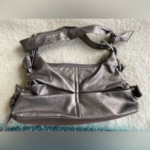 Y2K Silver Shine Handbag